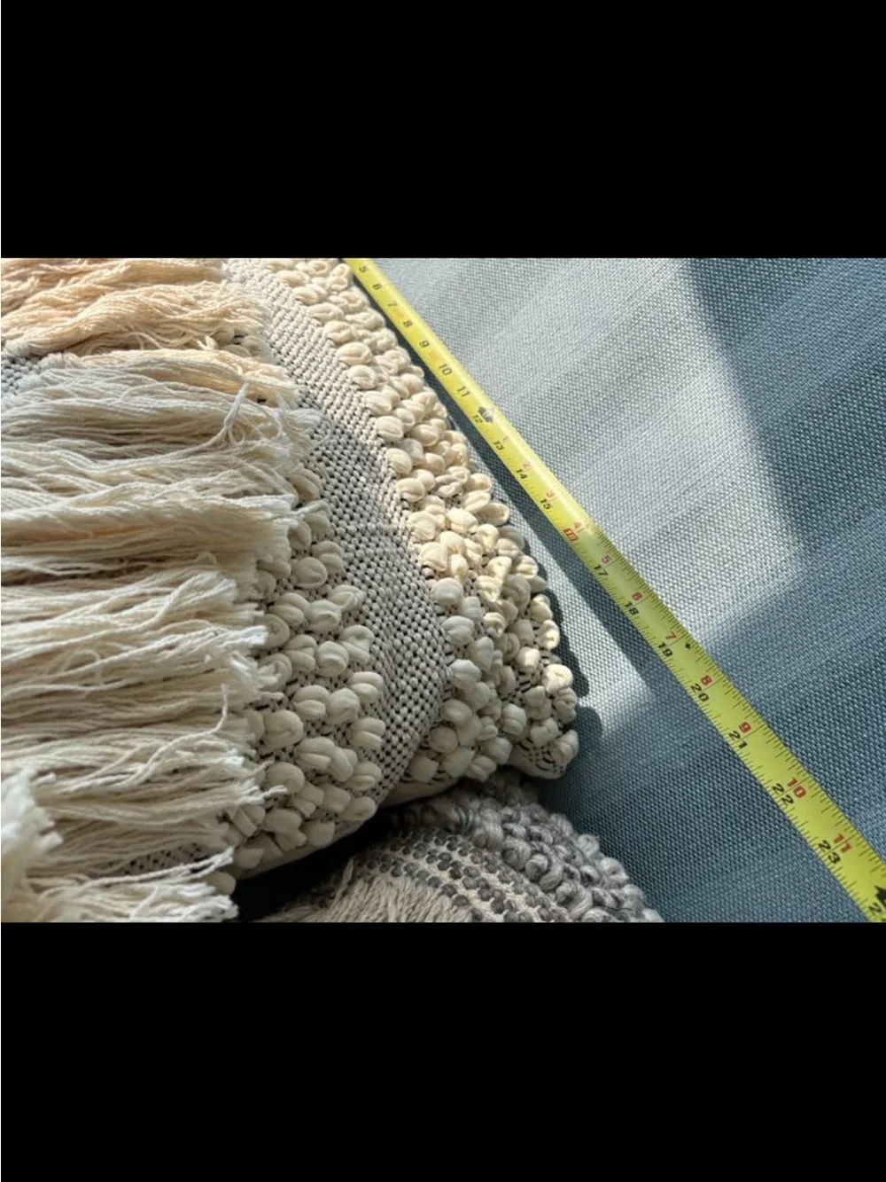 2 HOME BOHEMIAN TUFTED ACCENTS AND TASSELS DECORATIVE THROW PILLOWS